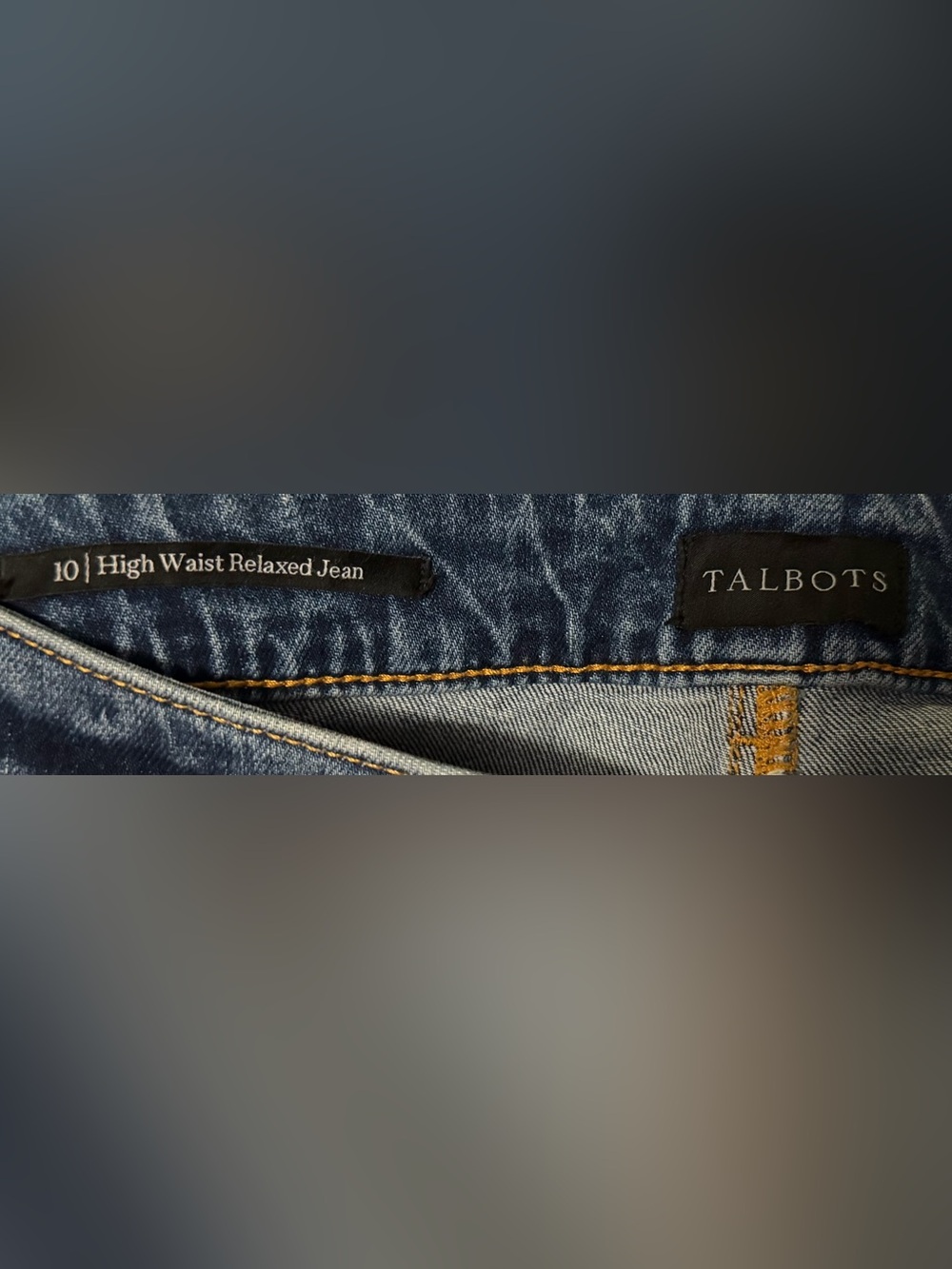 Talbots High Waist Relaxed Jeans Sz 10 - Picture 2 of 5